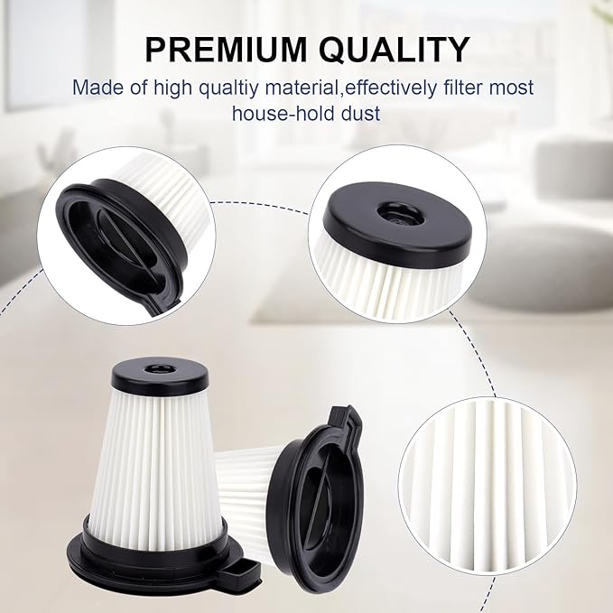 Replacement Filters for Wyze Cordless Vacuum Cleaner - Vacuum Accessories Parts,4 Pack