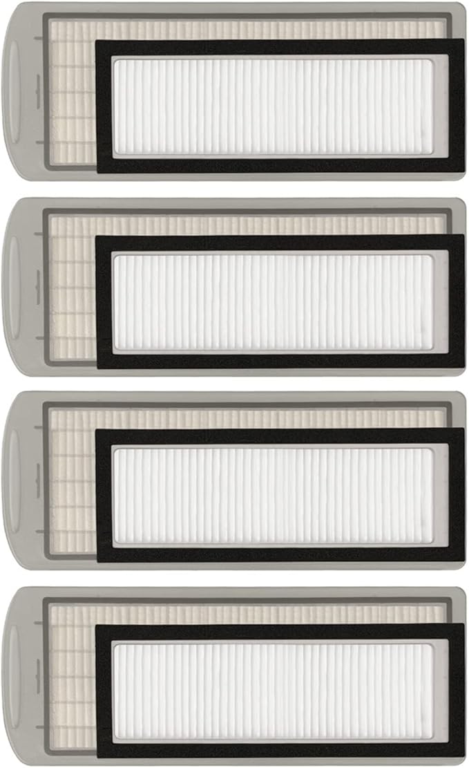 4 Pack HEPA Filter Replacement Parts Compatible for NARWAL T10 J1 J2 Robot Vacuum Cleaner Accessories