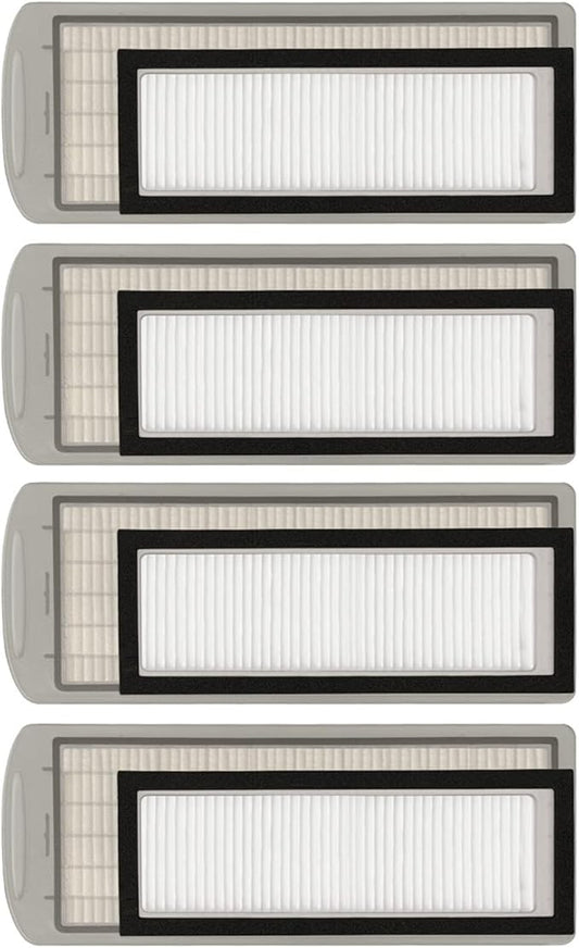 4 Pack HEPA Filter Replacement Parts Compatible for NARWAL T10 J1 J2 Robot Vacuum Cleaner Accessories