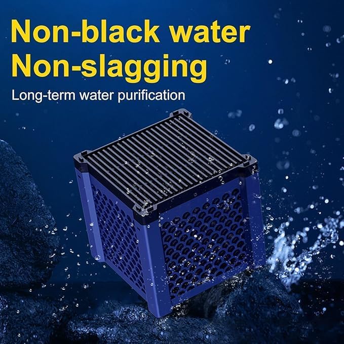 Eco-Aquarium Water Trough Purifier Cube, Filternatur Horse Water Trough Filter, Super Strong Filtration & Odor Control