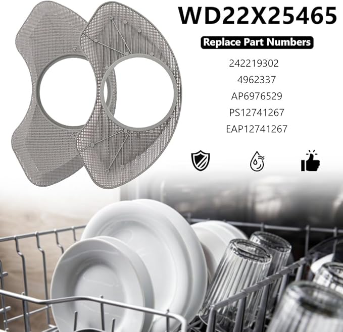 WD22X25465 Dishwasher Filter Replacement Compatible with GE Machine Kitchen Appliance Accessories