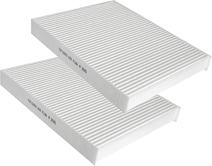 2 Pcs Cabin Air Filter, CF12002 Replacement for 2014-2019 Kia Soul, 2015-2019 Kia Soul EV, Replace OE# PC99156-P, WP10178, 97133B2000