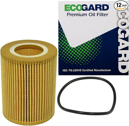 ECOGARD X5692 Premium Cartridge Engine Oil Filter for Conventional Oil Fits Volvo XC90 3.2L 2007-2014, XC60 3.0L 2010-2016, XC60 3.2L 2010-2015, XC70 3.2L 2008-2015, S80 3.2L 2007-2014