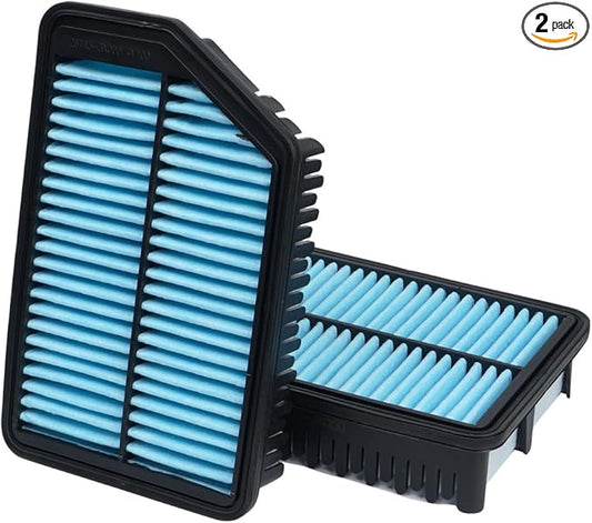 2-Pack Engine Air Filter Fits for Elantra (2011-2016), Forte (2014-2018) Air Filter Replacement 28113-3X000, 28113-4V100 Car Accessories