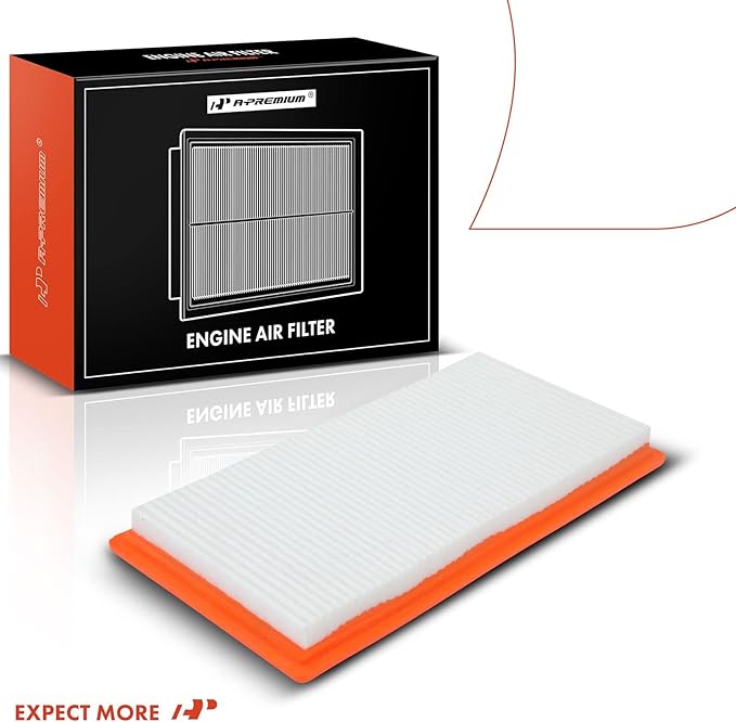 A-Premium Engine Air Filter Compatible with Dodge Caliber & Jeep Compass, Patriot, 2007-2010, Flexible Panel, Replace# 4891694AA