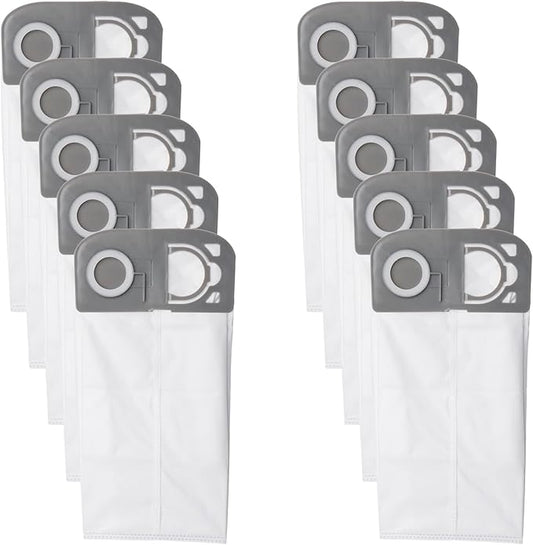 10 Pack HEPA R25 Vacuum Replacement Bags for Riccar R25 Series R25S, R25D, R25P Upright Vacuums Cleaner, R25HC-6
