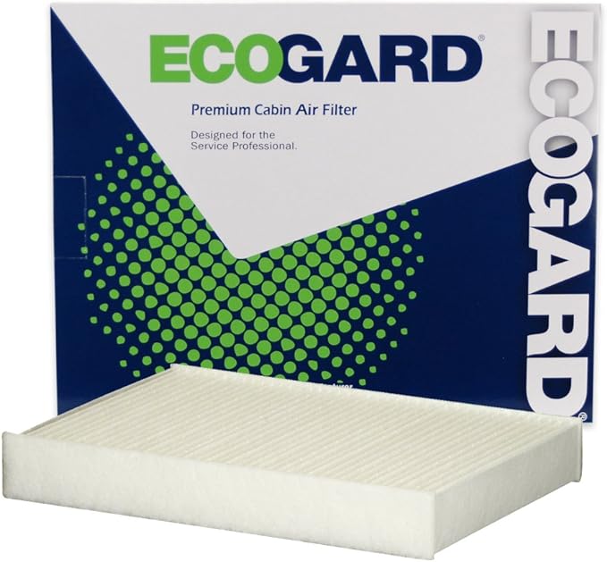 ECOGARD XC10434 Cabin Air Filter Fits 2015-2025 Nissan X-Trail, 2016-2024 Renault Koleos, 2022-2024 Logan, 2014-2020 Nissan Rogue, 2017-2022 Rogue Sport, 2017-2023 Qashqai
