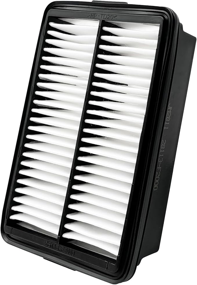 Engine Air Filter JM2811 Fits for 2017-20 Elantra, 2018-20 Elantra GT, 2018-23 Kona, 2019-21 Veloster, 2020-24 Forte5, 2019-24 Forte, 2020-25 Soul, Replacement for 28113-F2000, CA12057