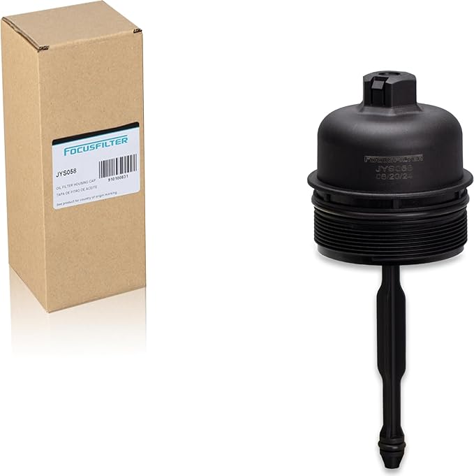 FOCUSFILTER 26350-3C300 OEM Grade Oil Filter Housing Cap, Fits Veracruz 2007-2012, Kia Sorento 2008-2009, Sedona 2010, Hyundai Sonata 2010, Borrego 2009-2011, Genesis 2009-2012, Replaces 263503C300