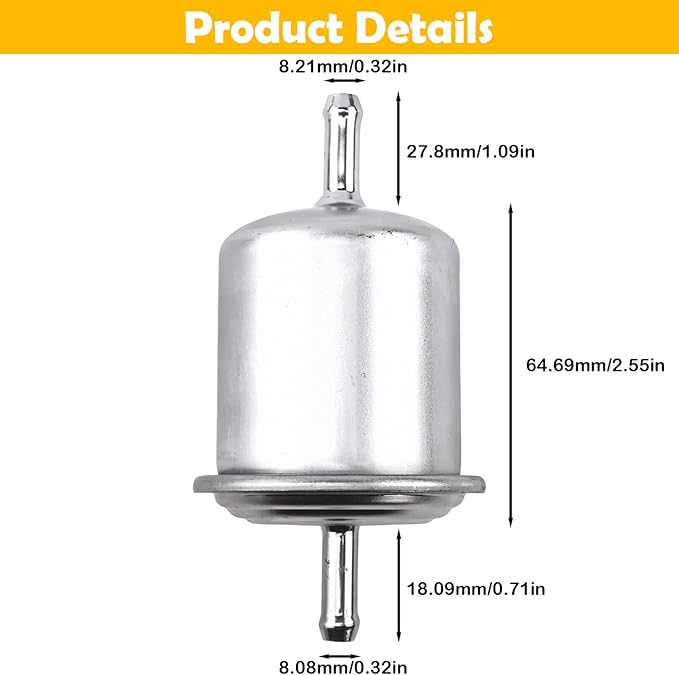 PF-1100 33023 Fuel Filter Compatible with 1983-2004 Nissan & Infiniti Fuel-Injected Engines – Fits Tsuru, Frontier, Pathfinder, QX4 – Premium Engine Protection & Reliable Filtration