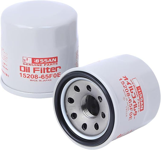 15208-65F0E Engine Oil Filters Fits (with Drain Plug Gasket) for Nissan Rogue Altima Frontier Pathfinder Kicks Infiniti 11026-JA00A 2PCS