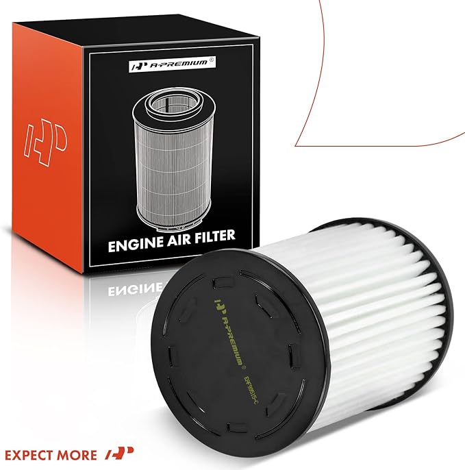 A-Premium Engine Air Filter Compatible with Hyundai Veloster N 2019-2022, Kona N 2022-2023, L4 2.0L Turbocharged
