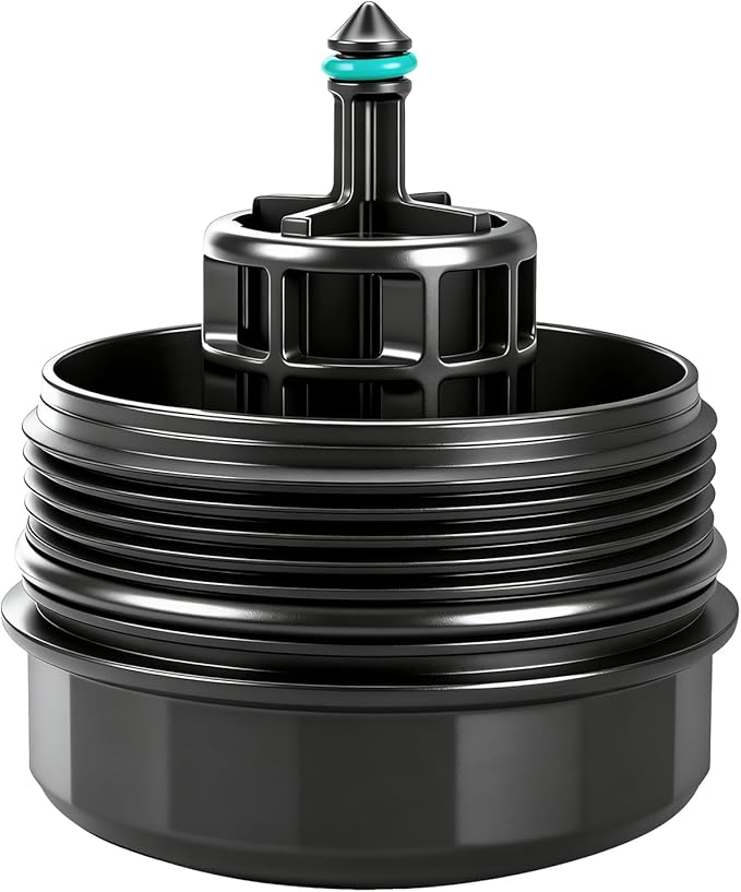 Oil Filter Housing Cover Cap Assembly for BMW X5 X3 328i 335i 528i 128i X6 323i 525i 325xi 328xi 330xi 335xi 525xi 528xi 530xi 535xi 740Li 135i 530i 740i - Replaces 11427525334