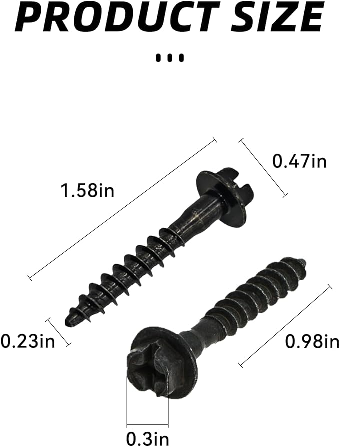 5PCS Car Air Filter Box Screws, Air Filter Housing Retaining Bolts, Automotive Air Filter Cover Retainers Replacement Accessories, Compatible with Pacifica Patriot Journey