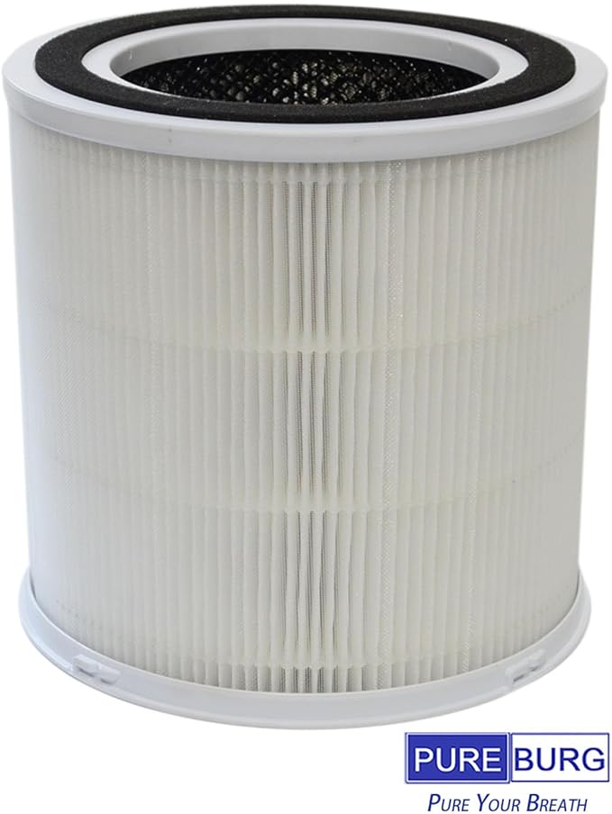 PUREBURG Replacement Filter Compatible with DAYETTE AP301 & JOWSET AP301 AP302 AP303 & AIRROBO AR400 Air Purifiers,2-Pack H13 HEPA 4-Stage Filtration Activated Carbon 2-IN-1