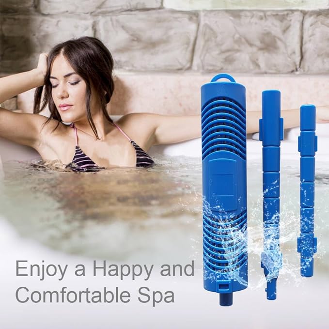 Spa Mineral Sticks for Hot Tub Supplies，Hot Tub Stick with 4 Months Lifetime Universal for Pool&Hot Tub (Blue,2PCS)