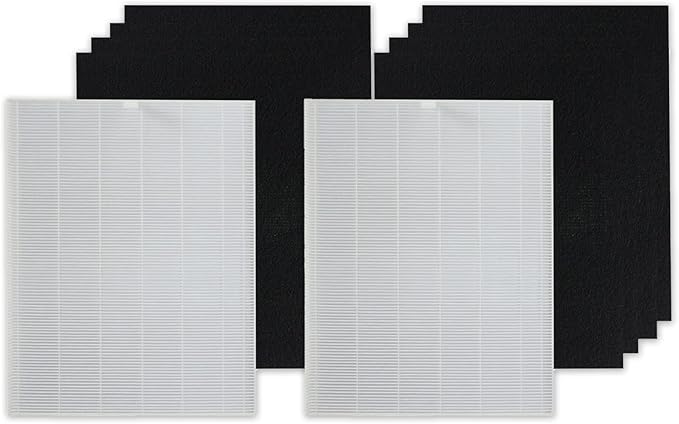 PUREBURG Replacement Filter Compatible with WINIX PlasmaWave P150 & B151 C545 Air Purifiers, Filter C & S,H13 HEPA Activated carbon 2+8