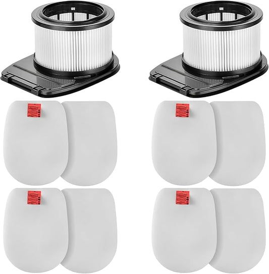 2 Pack HEPA + 4 Pack Foam & Felt Filter Replacement for Shark IZ662H IZ682H Vertex Pro Lightweight Cordless Stick Vacuum | Replace Part XHFIZ500 & XFFKIZ600