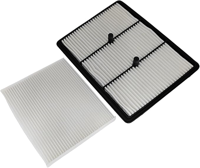 Engine & Cabin Air Filter Fit for 2017-2019 Hyundai Ioniq, 2017-2022 Kia Niro, L4 1.6L, Replace 28113G2100 97133G2000 28113-G2100 97133-G2000