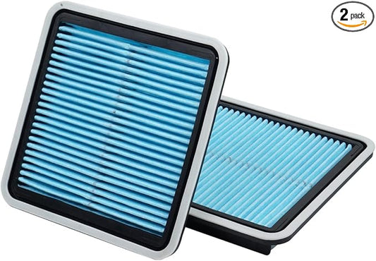 2-Pack Engine Air Filter Fits for Hyundai/Kia Santa Fe Sport, Sedona, Sorento2, Palisade, Telluride Air Filter Replacement CA11943 Car Accessories