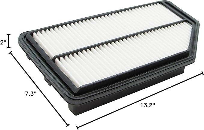 ECOGARD XA6153 Premium Engine Air Filter Fits 2011-2017 Honda Odyssey