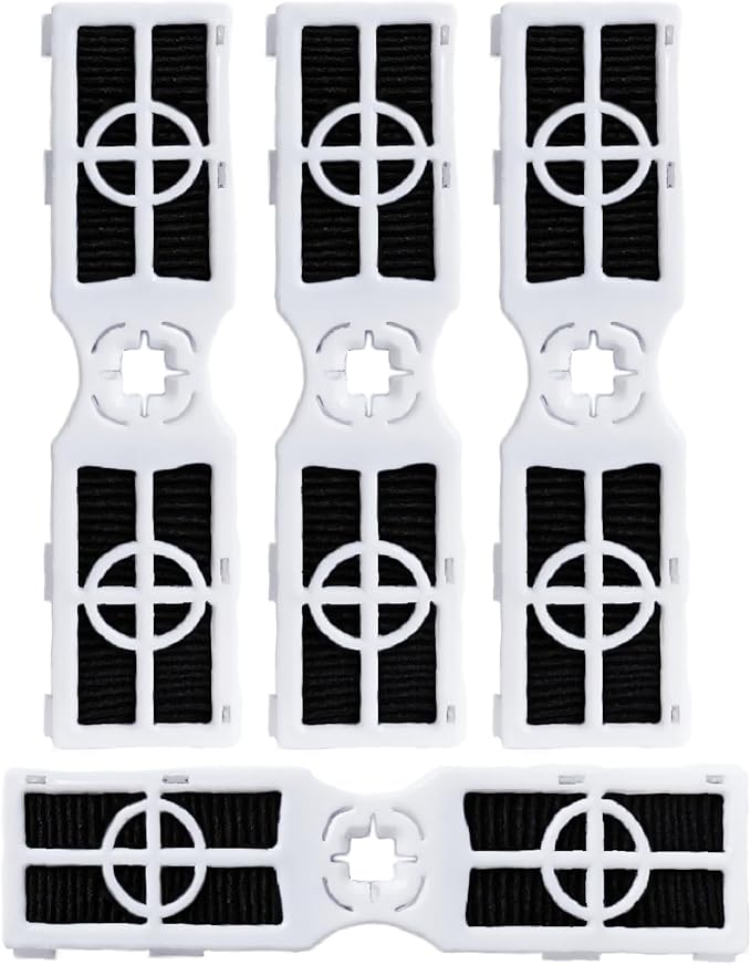 4-Pack Frigidaire AF-2 Refrigerator Air Filter, Compatible with PurAir AF-2 Replacement, Reduces Odors & Improves Air Quality, Easy Installation