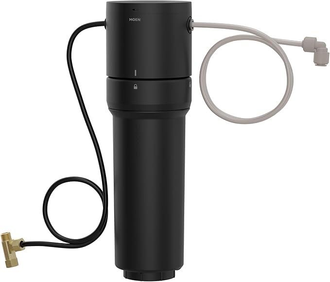 Moen Black Single Stage Under Sink Advanced Water Filtration System, F9800
