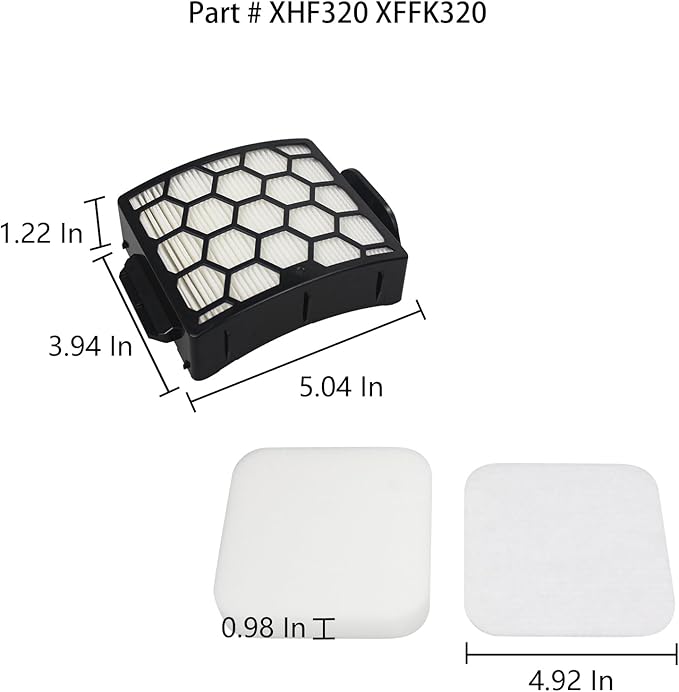 Cherimo Replacement Filter for Shark LA401 LA555 LA700 LA300 LA301 LA322 LA351 LA500 LA502 LA360 LA362 LA455 LA702 Navigator Lift Away ADV Upright Vacuum