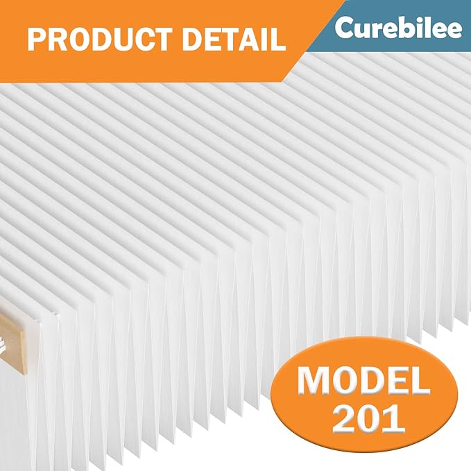 201 Replacement Filter MERV 13 Compatible with Aprilaire 2200, 2250, Space Gard 2200 Whole House Air Cleaner Purifiers and Lennox PMAC-20C (Lennox X0445), MERV-13 Air Filter, 4-Pack
