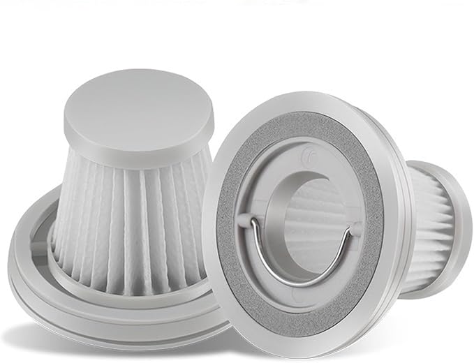 Pack of 2 Replacement Washable Filter Element Suitable for XIAOMI,Compatible with MIJIA Handy Vacuum Cleaner Home Car Mini Vacuum Cleaner Accessories HEPA Filter