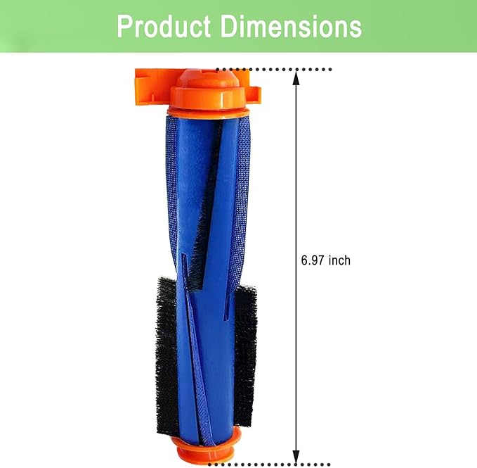 Replacement Parts for Shark AI AV2501S AV2511AE AV2610WA AV2501AE RV2502AE RV2400WD RV2610WD AV2510AOUS RV2520AOUS UR250BEOUS UR2500SR rv2410wd AI Ultra 2- in-1 Robot Vacuum,3 Pack Main Brush
