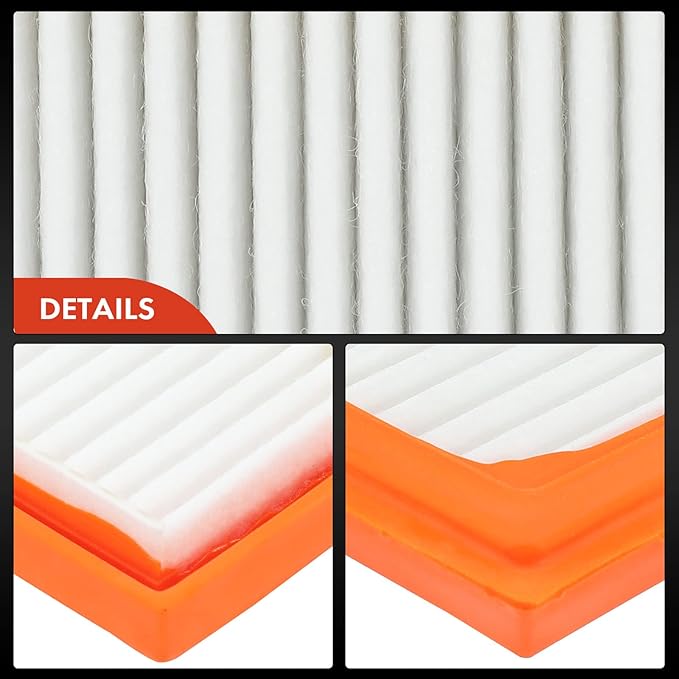 A-Premium 2-PC Engine Air Filter Compatible with Mercedes-Benz W211 W164 E320, E350, GL320, GL350, ML320, ML350, R320, R350, 2007-2013, V6 3.0L, Replace# 6420940204