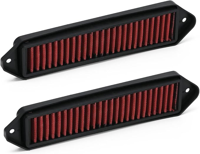 Cabin Air Cowl Filters Compatible with BMW E chassis E82 E88 E90 E91 E92 E93 X1 335i 135i 328i Red