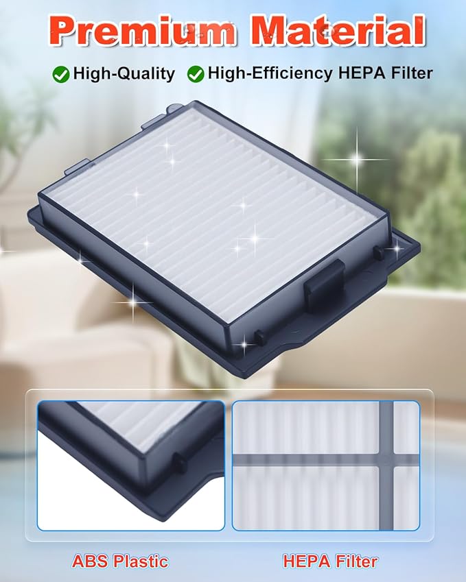 Replacement Filters Compatible with iRobot Roomba Plus 405/505 Combo Filter Replacements Robot Vacuum Cleaner Replacement Parts High Efficiency Filter Accessories, 3 Pack