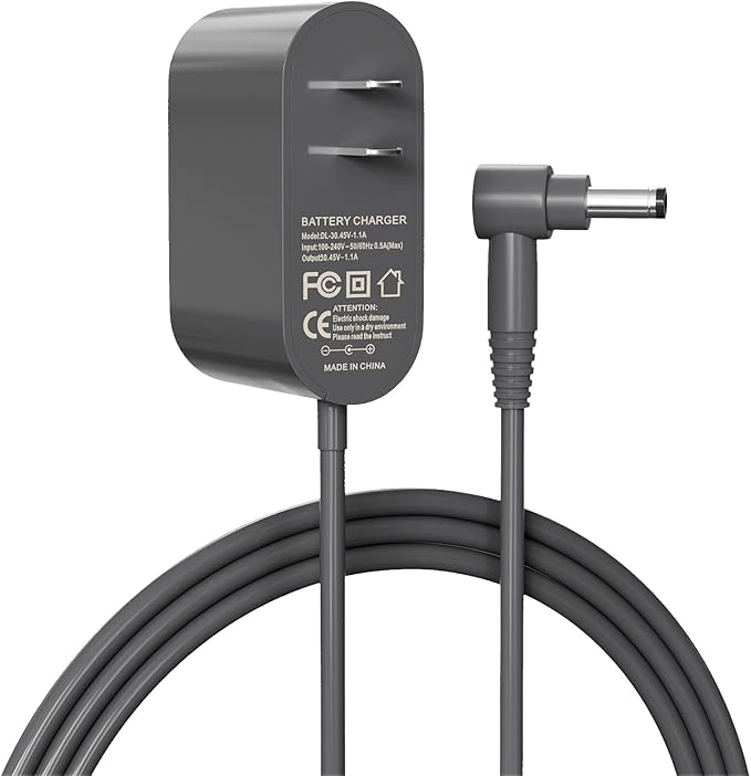 30.45V Cordless Vacuum Cleaner Charger Compatible with Dyson V10 V11 V15 V12 Cyclone Animal Motorhead Absolute Trigge Replacement SV12 SV14 SV15 SV16 SV20 SV22 Power Cord 217160-02 969350-02 969042-01
