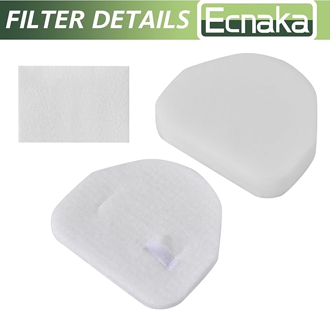 3 Pack Foam & Felt Filters Kit Replacement for Shark Navigator NV100, NV100C,NV100 26, NV105, NV105 26, NV106, UV300,NV450,NV480,NV481,NV482 Upright Vacuum Cleaner, Replace Part # XFF450 & XFL100