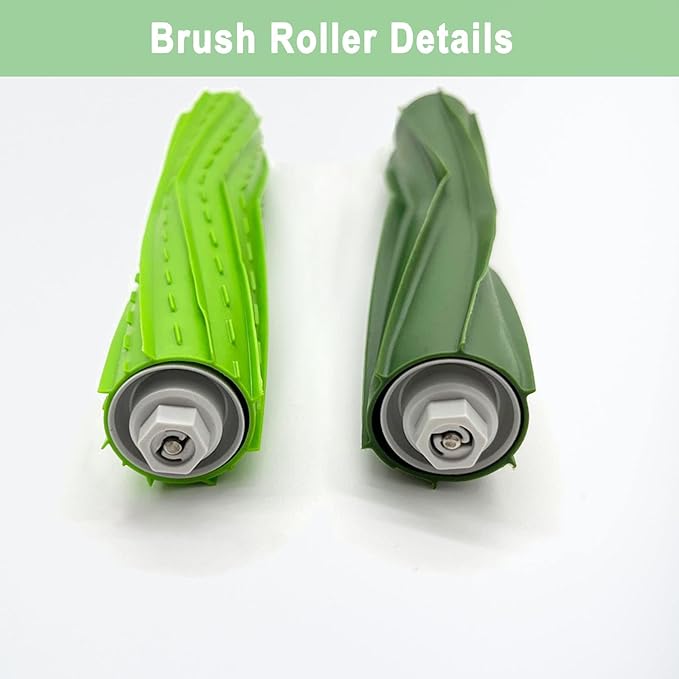 Replacement Parts for iRobot Roomba i3 i7 E5 j7 i4 i7+ i3+ i4+ i5 i5+ Combo i5 Combo i5+ i6 i6+ i8 i8+ i2 i2+ E6 E7 E & I & j Series Vacuum Cleaner 4 Sets Multi-Surface Rubber Brush Roller