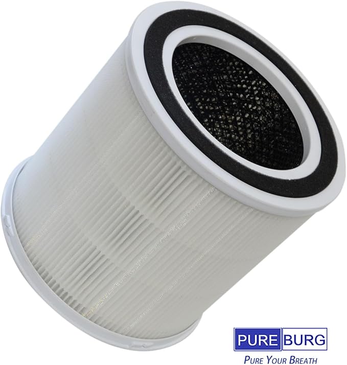 PUREBURG Replacement Filter Compatible with DAYETTE AP301 & JOWSET AP301 AP302 AP303 & AIRROBO AR400 Air Purifiers,2-Pack H13 HEPA 4-Stage Filtration Activated Carbon 2-IN-1