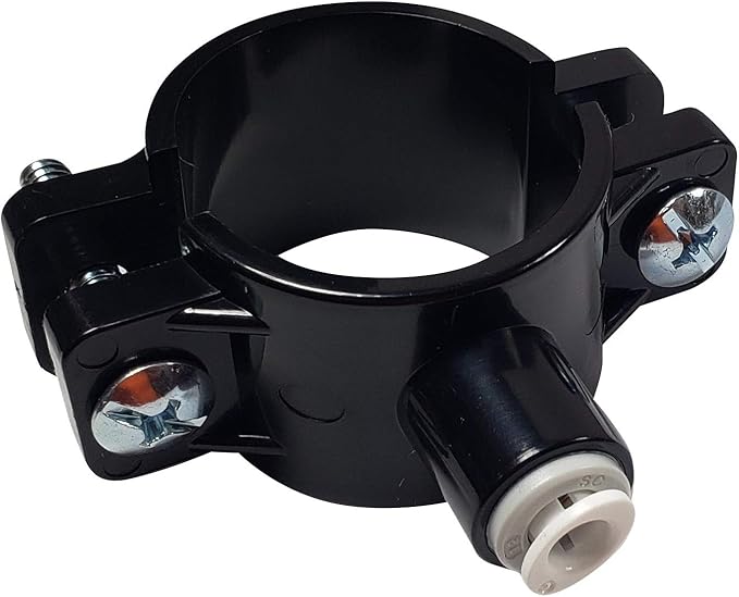 Metpure Water Drain Saddle Valve 3/8" for Under-Sink Reverse Osmosis System