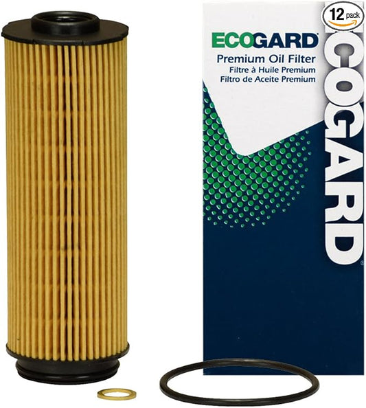 ECOGARD X10568 Premium Cartridge Engine Oil Filter for Conventional Oil Fits BMW X5 3.0L 2019-2021, X7 3.0L 2019-2021, X3 3.0L 2018-2022, 540i xDrive 3.0L 2017-2021, 540i 3.0L 2017-2021