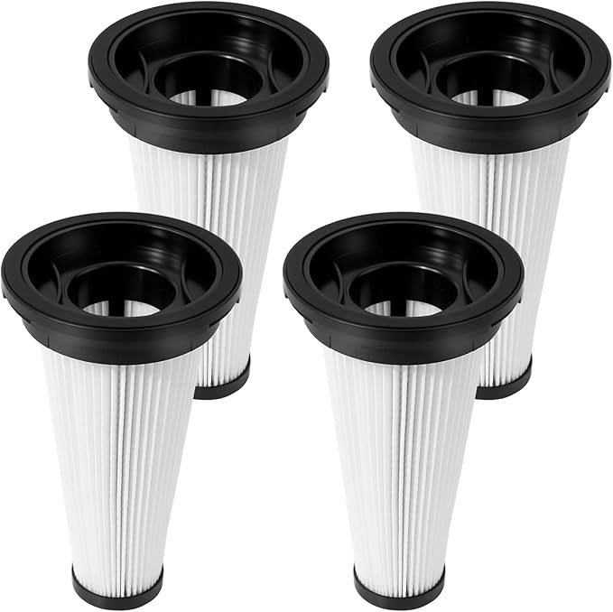 4 Pack Hepa Filters Compatible with MBYULO EHBR-A001-V01 Cordless Stick Vacuum Cleaner, Replacement Filter for Trucozie T350