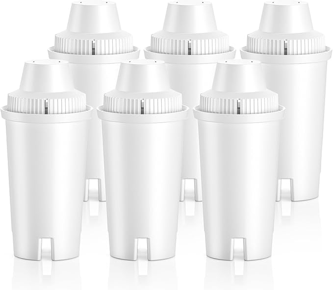 Cabiclean Replacement for Brita Filter, Brita Water Pitchers and Dispensers, Classic OB03, Mavea 107007, and More, NSF Certified Pitcher Water Filter, Half Year Filter Supply, 3 Count