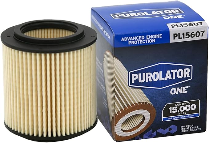 Purolator PL15607 PurolatorONE Advanced Engine Protection Cartridge Oil Filter Compatible With BMW X5, X3, 328i, 328i xDrive, 335i, 535i, 535i xDrive, 320i xDrive, 528i xDrive, 528i, 325i, Z4 and X6