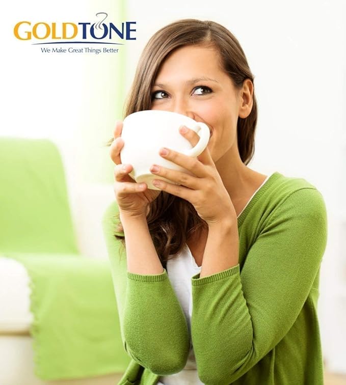 GoldTone Reusable Cup No.2 Cone Coffee Filter Permanent Coffee Plastic Filter- Size 4