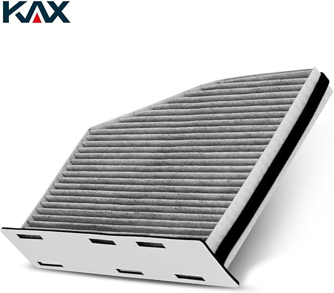 KAX Cabin Air Filter with Activated Carbon, CF10373 Replacement for Volkswagen Jetta, Passat, Tiguan, Beetle, Golf, CC, Rabbit, GTI, R32, Audi A3, A3 Quattro, Q3, TT, Passenger Compartment Air Filter