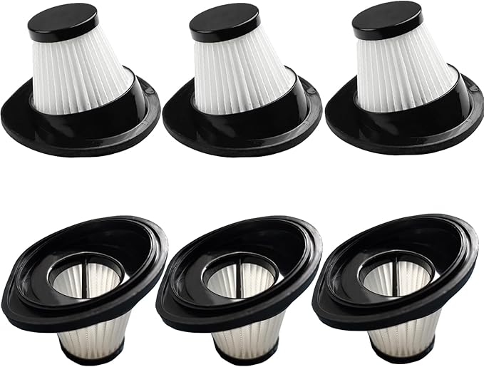 6 Pack Upgrated Hepa Filter Replacement Compatible with VacLife VL188 VL189 Handheld Vacuum Cleaner