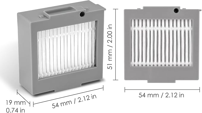 (3 Pack) Max 705 Vac Replacement HEPA Filters Compatible with iRobot Max 705 Vac/Plus 504 Vac Robot Vacuum Cleaner, Vacuum Filters, Canister Filters, Upright Filter, Filter Kit