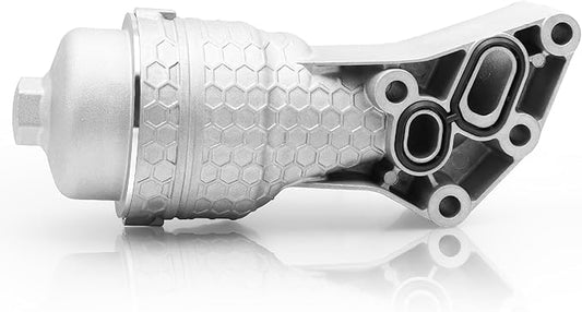 Leak-Proof Aluminum Oil Filter Housing Kit - Perfect Fit Upgrade for Hyundai/Kia/Genesis! Stops Leaks for Life, Quick Install. Fits Palisade/Sorento/Telluride etc. (Part#26300-3LAA0) Now!