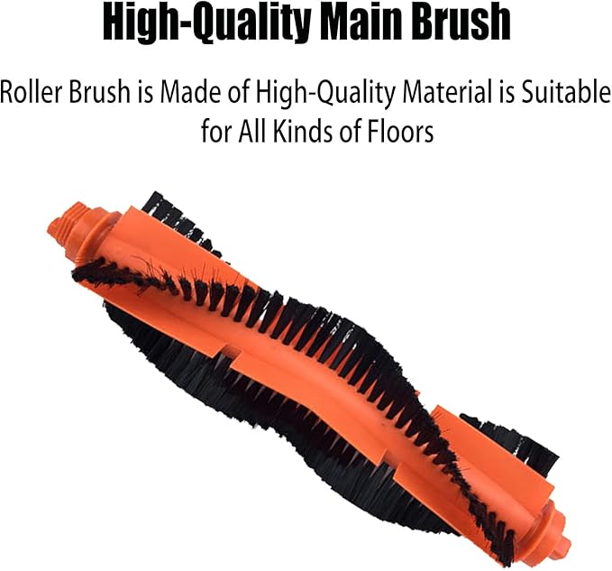 Brush Filter Mop kit Replacement Parts for BPMIO B20 plus Robot Vacuum Accessories 1 Main Brush 6 Side Brush 6 HEPA Filter 3 Mop Pad