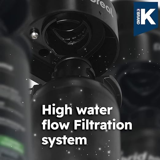Pureal Hybrid Home PPU-1700D Under Sink Water Filter System with Faucet, 20K Gallons, NSF/ANSI 42&372, Mineral Sediment Carbon Block KDF Polyphosphate Filter for Scale & Lead & Chlorine